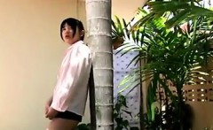 Asian Girl Showering Outside Softcore