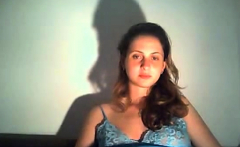 preggo girl in webcam
